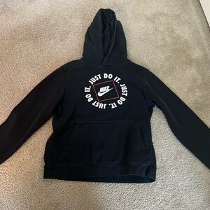 Black nike hoodie youth large